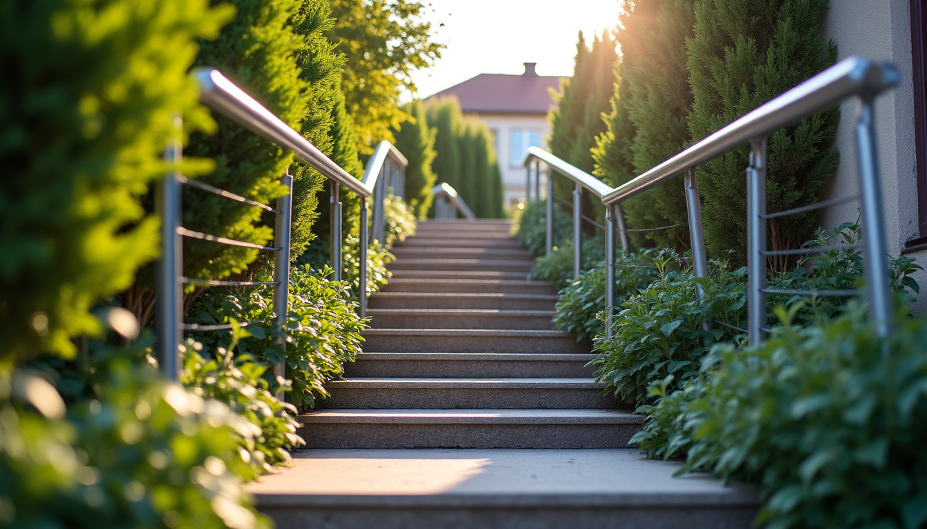Monte-escalier extérieur installé à Pringy, permettant d