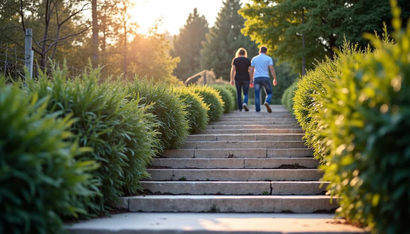 Monte-escalier extérieur installé à Soisy-sur-École