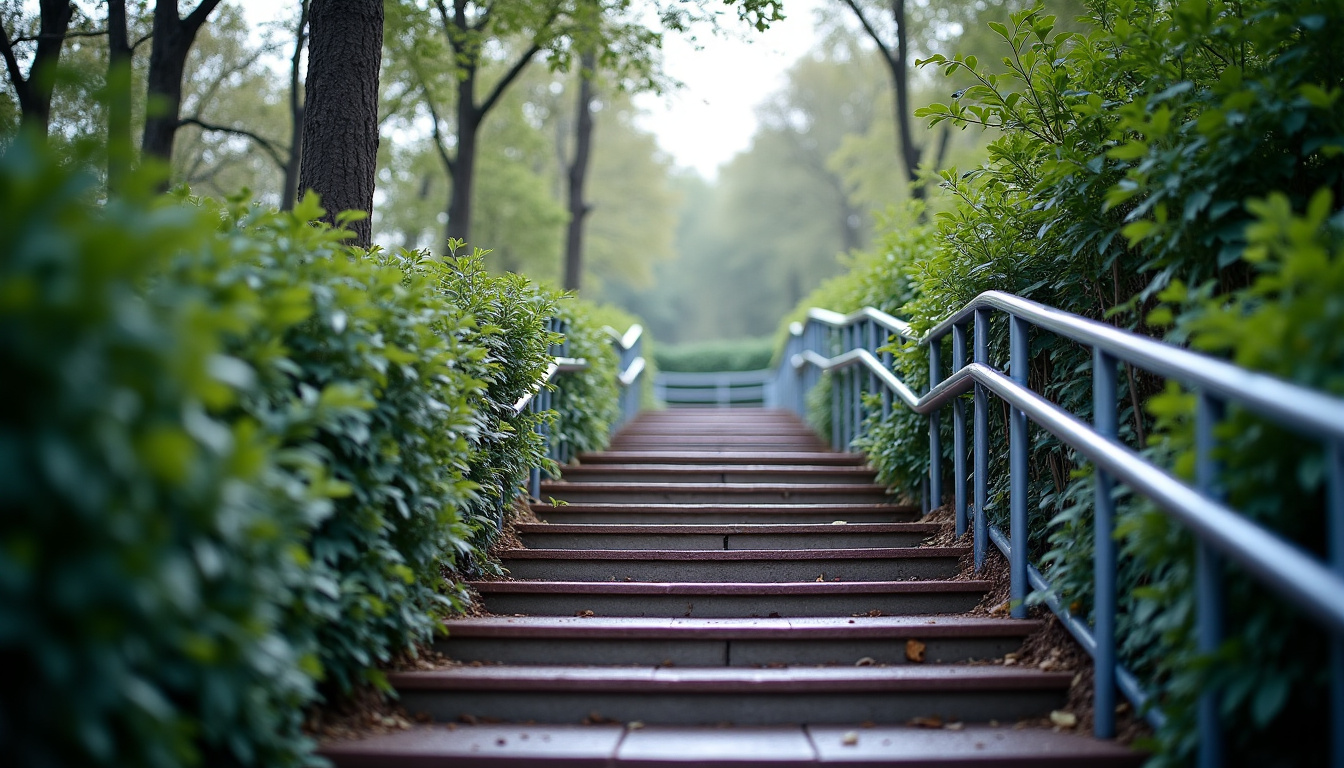 Monte escalier extérieur installé sur un perron à Franconville, fonctionnant par temps de pluie