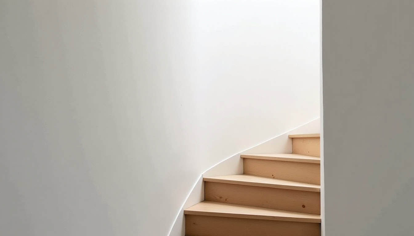 Monte-escalier installé dans une maison à Locmaria-Plouzané avec vue sur l’intérieur d’un escalier