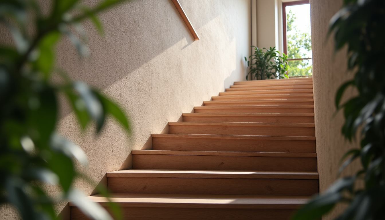 Monte-escalier installé sur un escalier tournant dans une maison en Meuse
