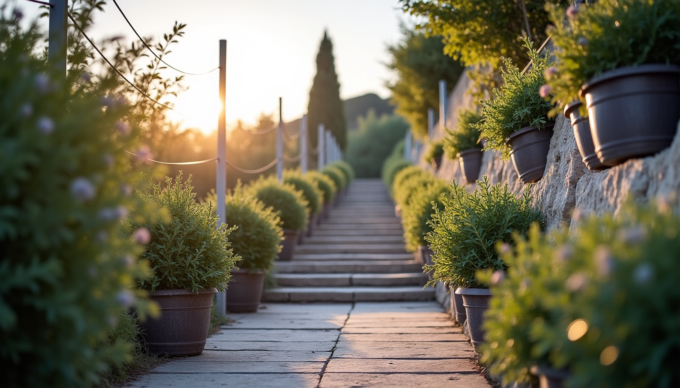 Monte-escalier tournant en cours d