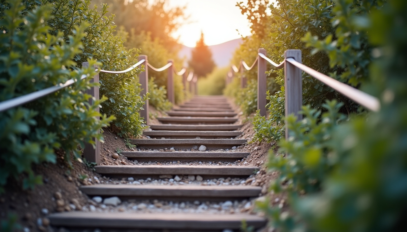 Monte-escalier tournant en cours d