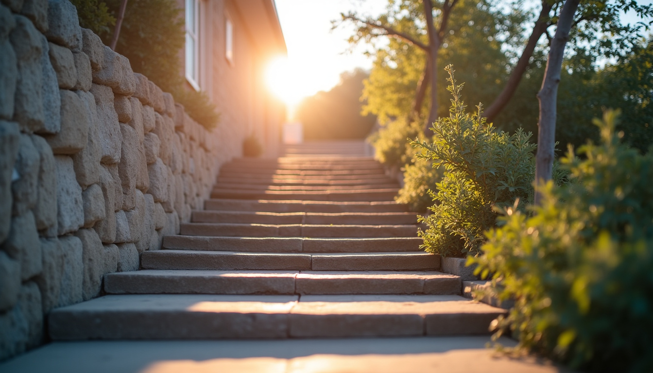 Monte-escalier tournant en cours d