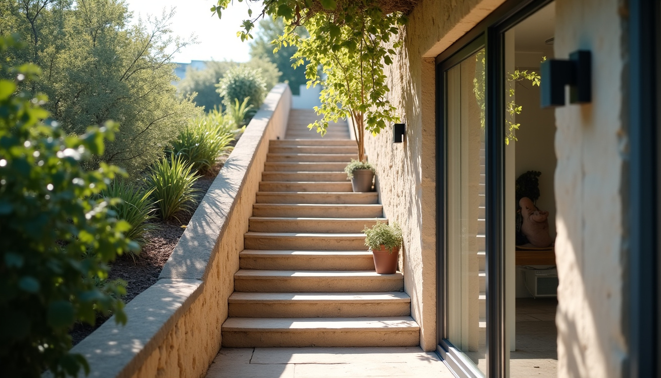 Monte-escalier tournant installé dans une maison à Bavans