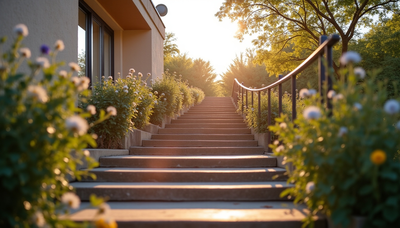 Monte-escalier tournant installé dans une maison à Murviel-lès-Montpellier