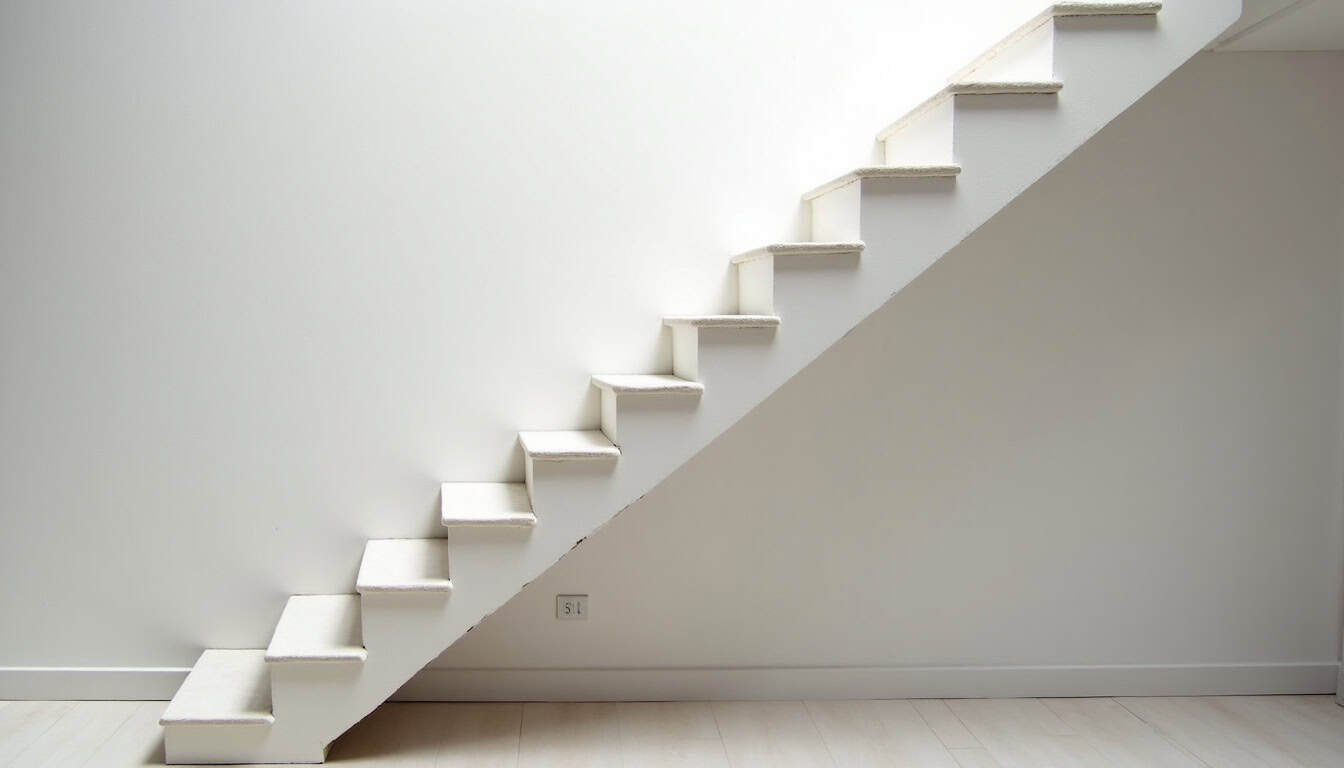 Monte-escalier tournant installé dans une maison de Rossfeld