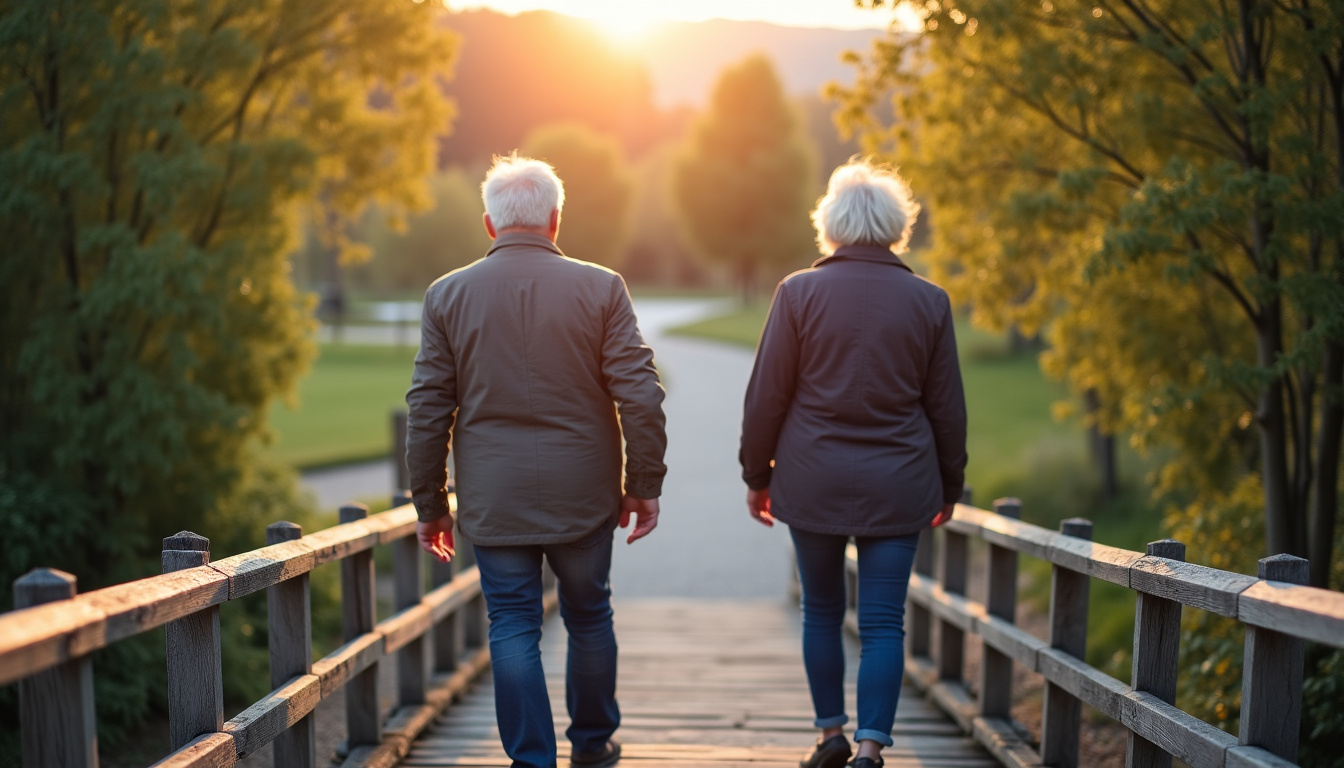 Personne âgée demandant un devis pour un monte-escalier à Castelnaudary