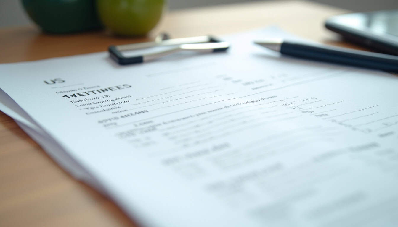 Photographie de documents administratifs et d