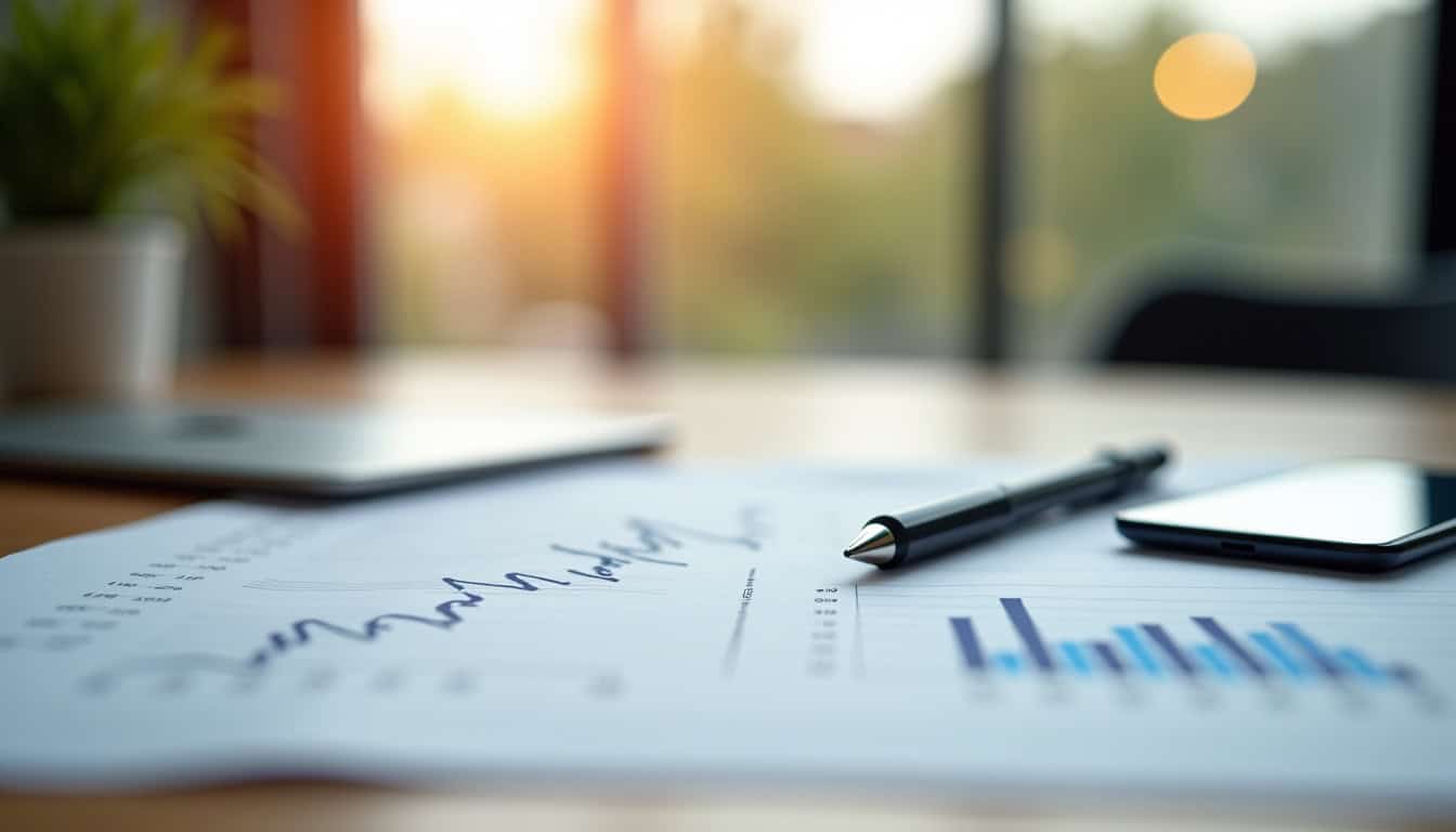 Tableau comparatif de devis pour monte-escalier à Corps-Nuds, posé sur une table avec stylos et documents