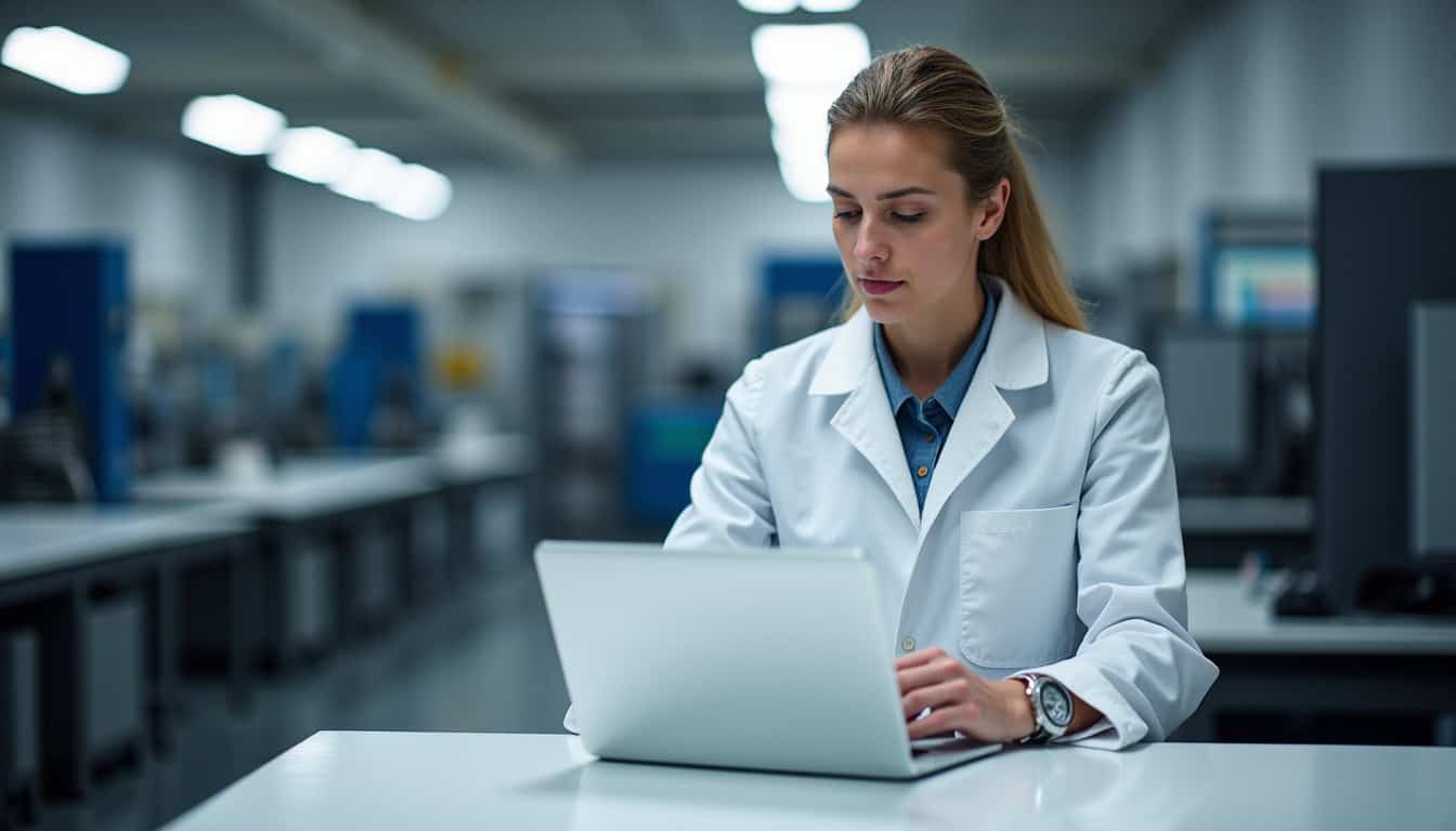 Technicien effectuant la maintenance d