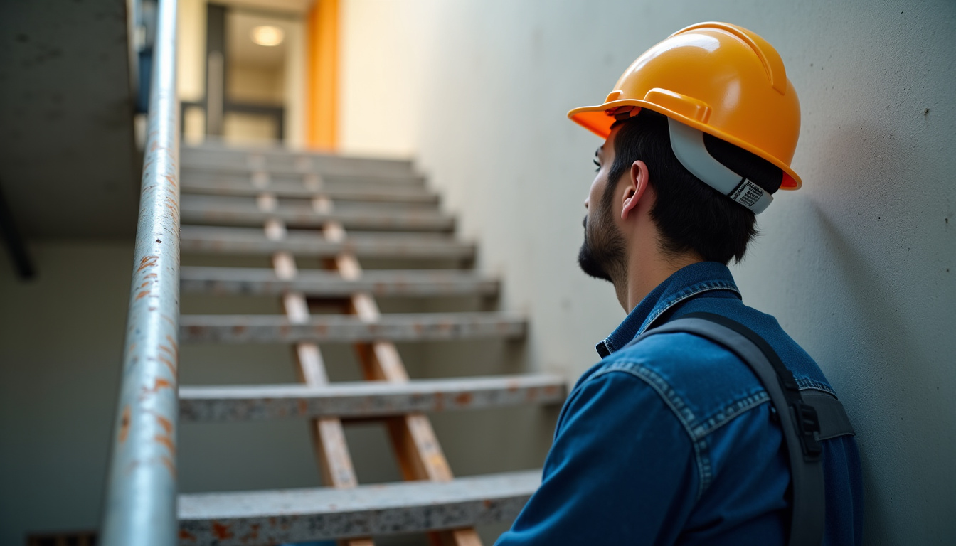 Technicien en train d