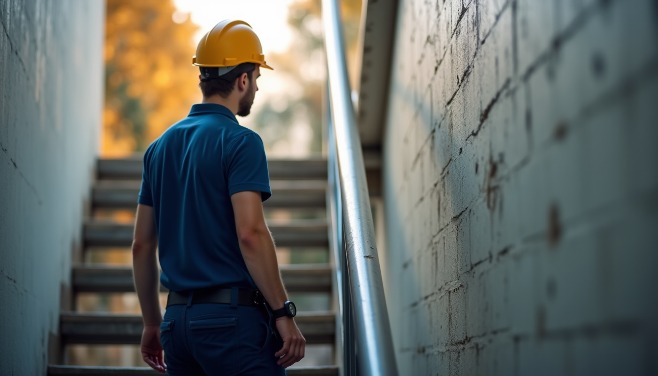 Technicien en train d