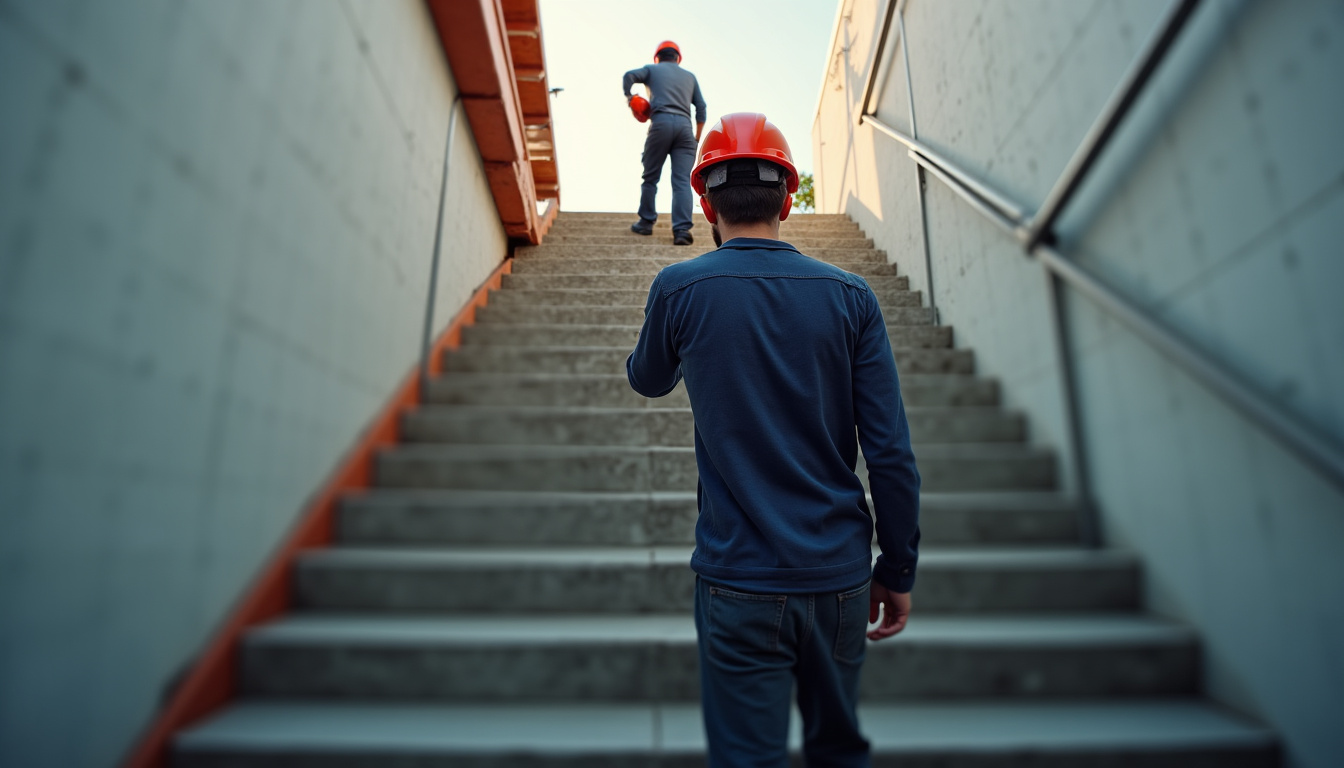 Technicien en train d