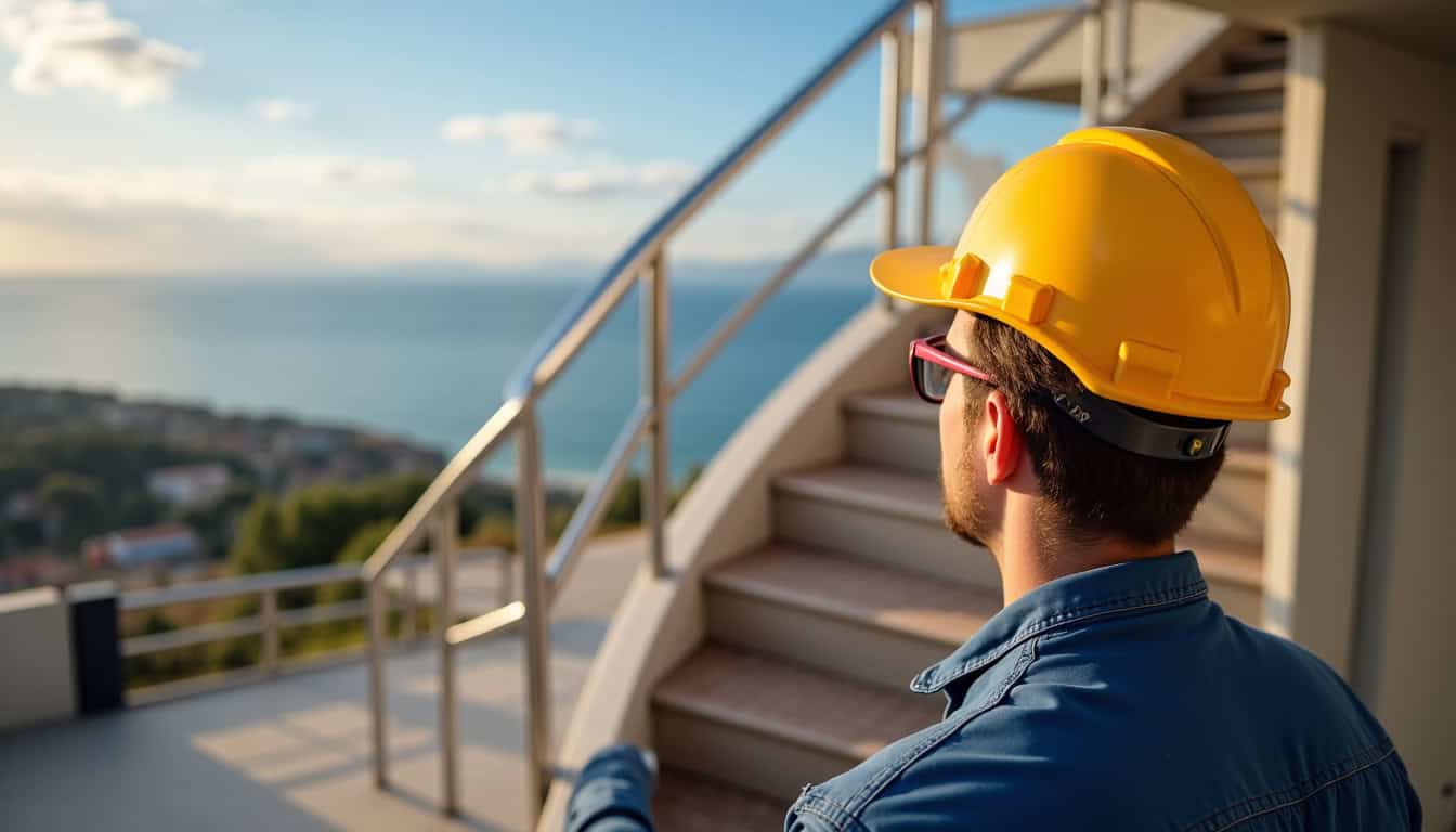 Technicien en train de réaliser la maintenance d