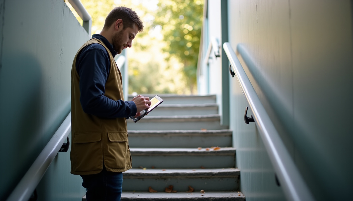 Technicien en train de vérifier le fonctionnement d