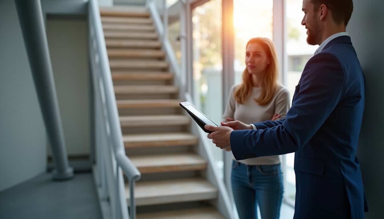 Technicien professionnel en train d