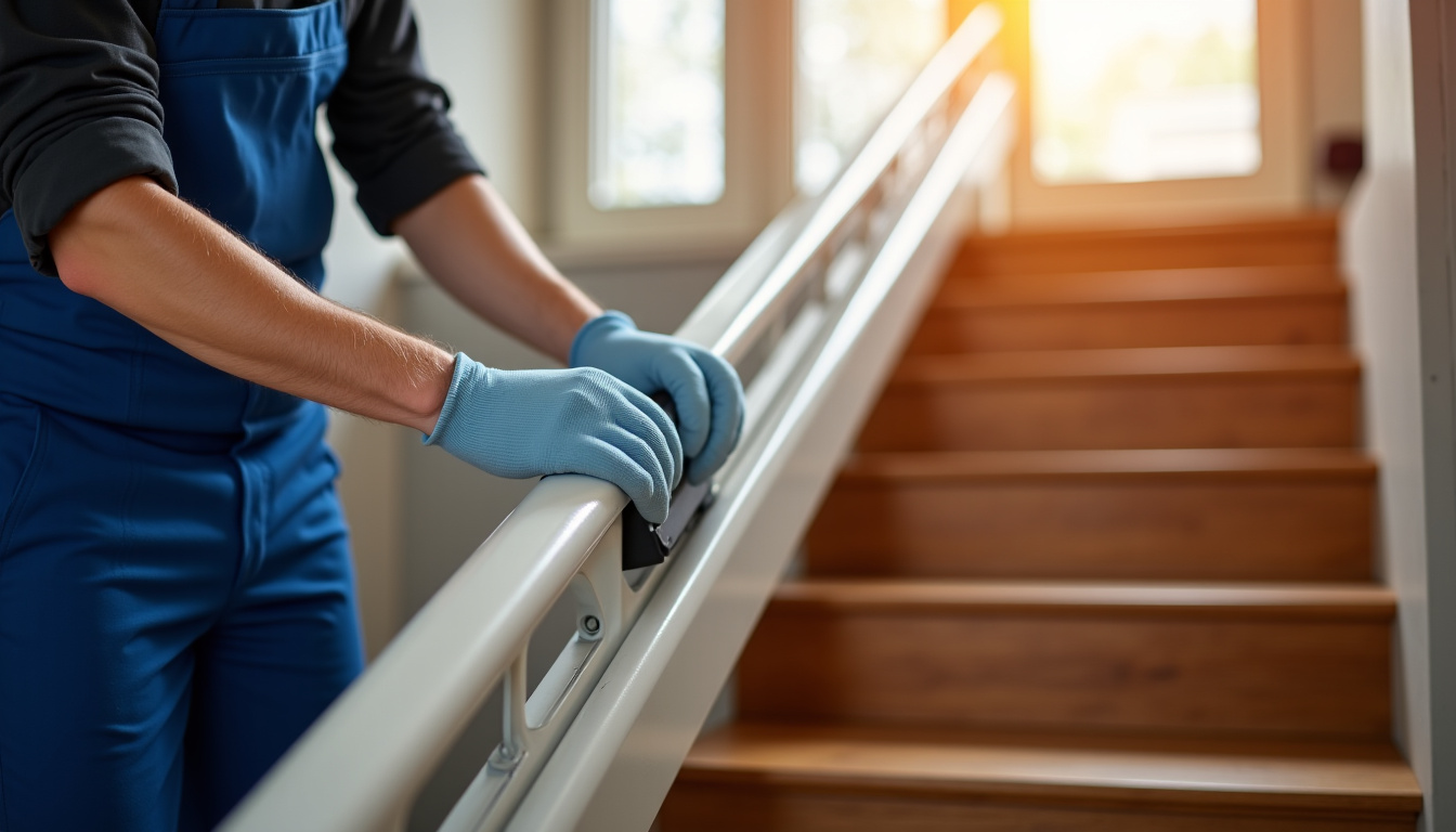 Technicien professionnel en train d