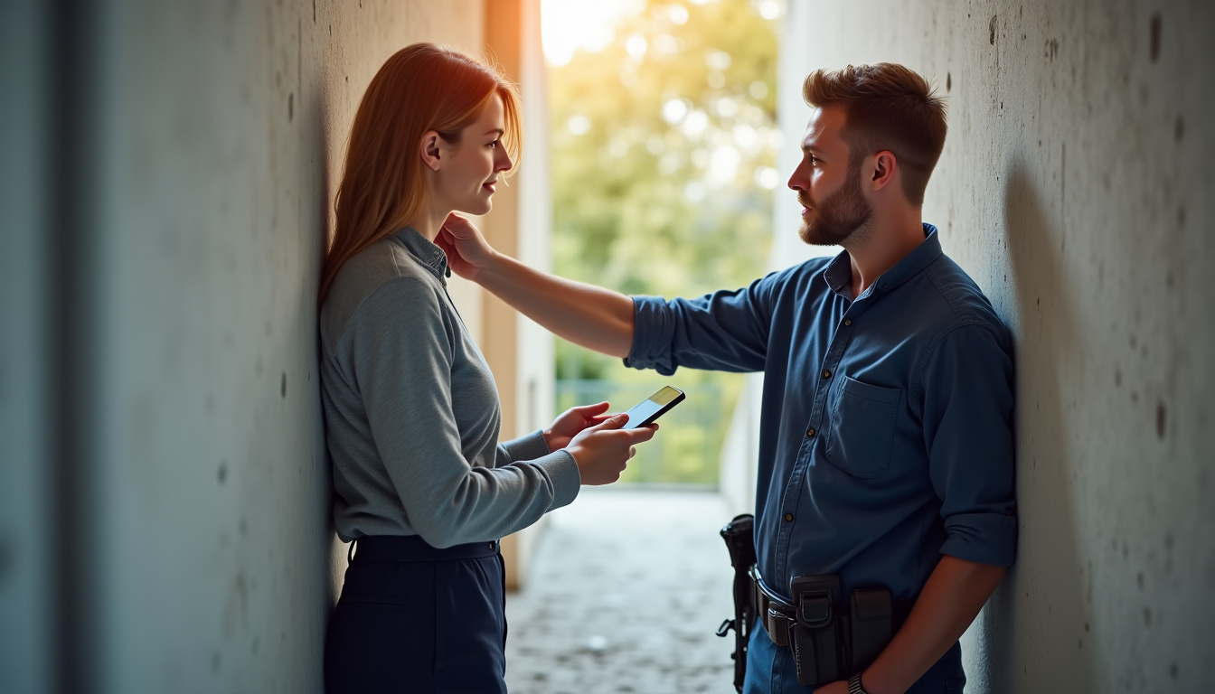 Un technicien remet un devis détaillé à un client à Chambourg-sur-Indre