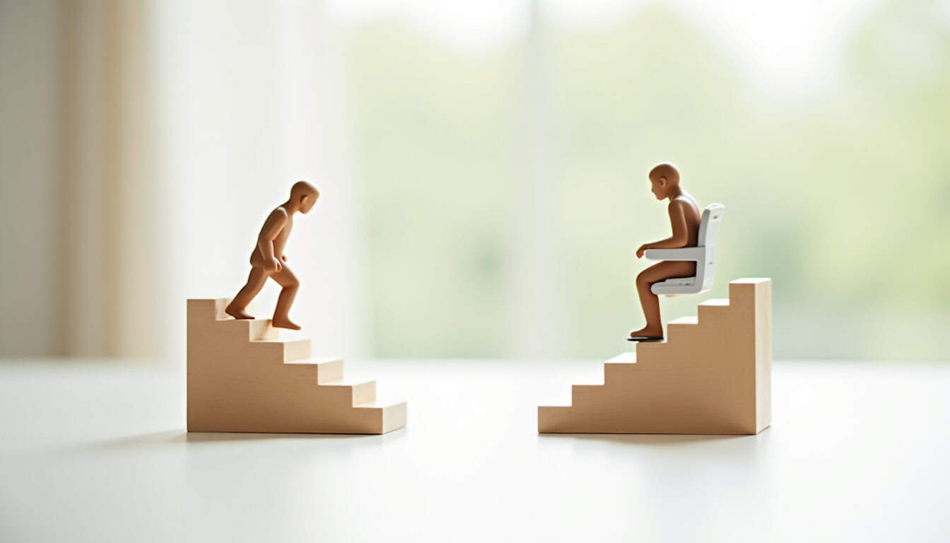 Comparaison avant et après installation d