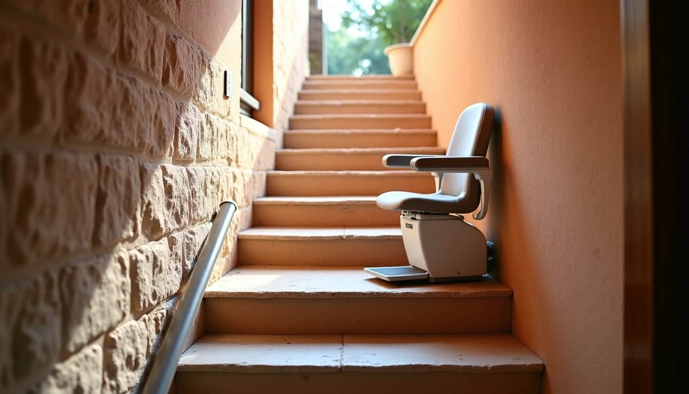 Comparaison des différents types de monte-escaliers adaptés aux maisons de Creissan