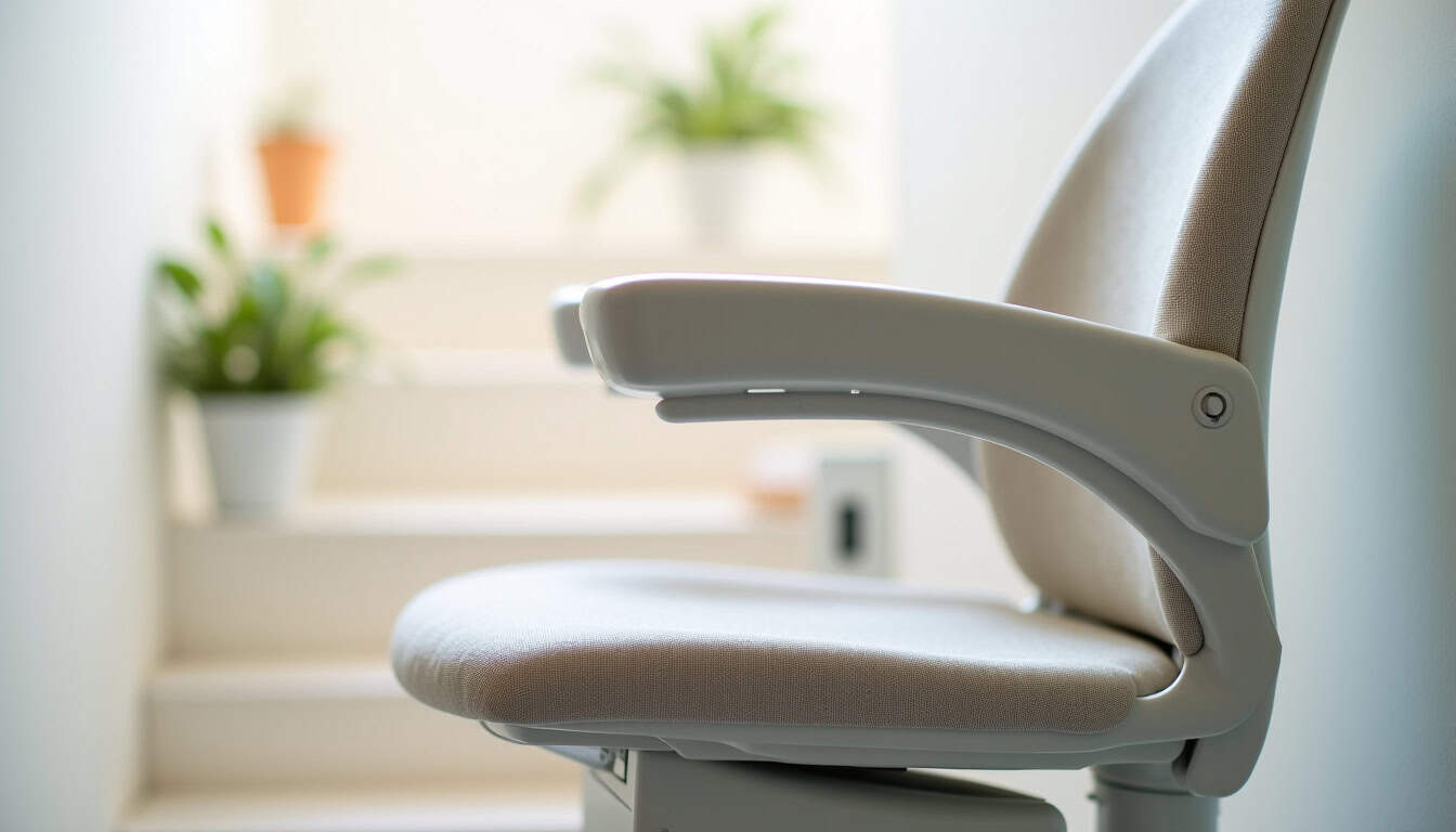 Détail du siège réglable d