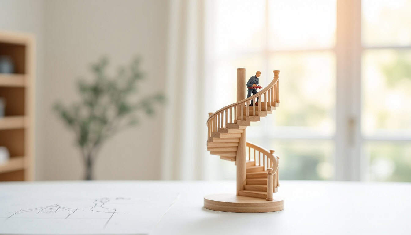 Devis détaillé pour un monte-escalier tournant à Eurre, avec description des équipements et options incluses