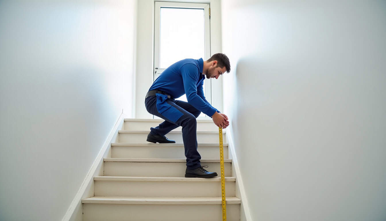 Diagnostic gratuit d’un escalier par un technicien à Saint-Saëns