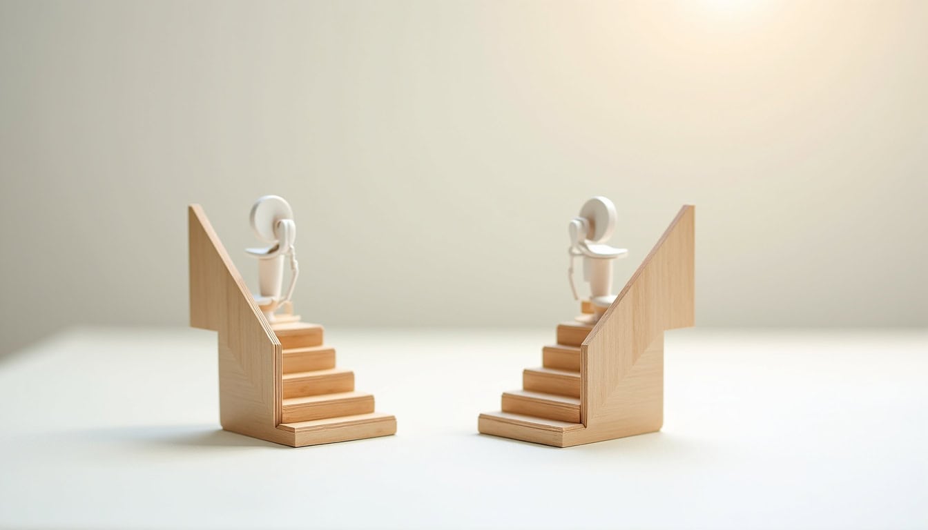 Différents modèles de monte-escaliers adaptés à une configuration d