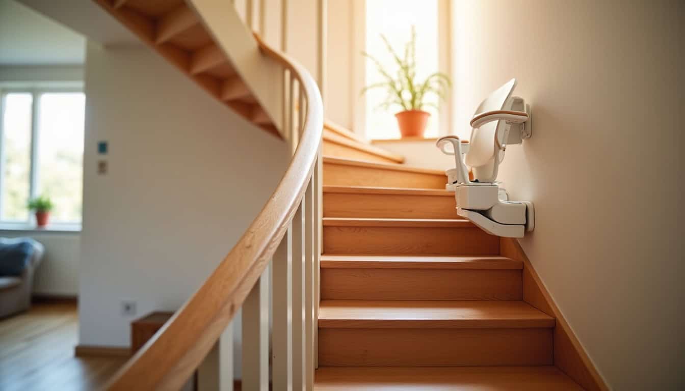 Différents types de monte-escaliers adaptés aux maisons de Saint-M