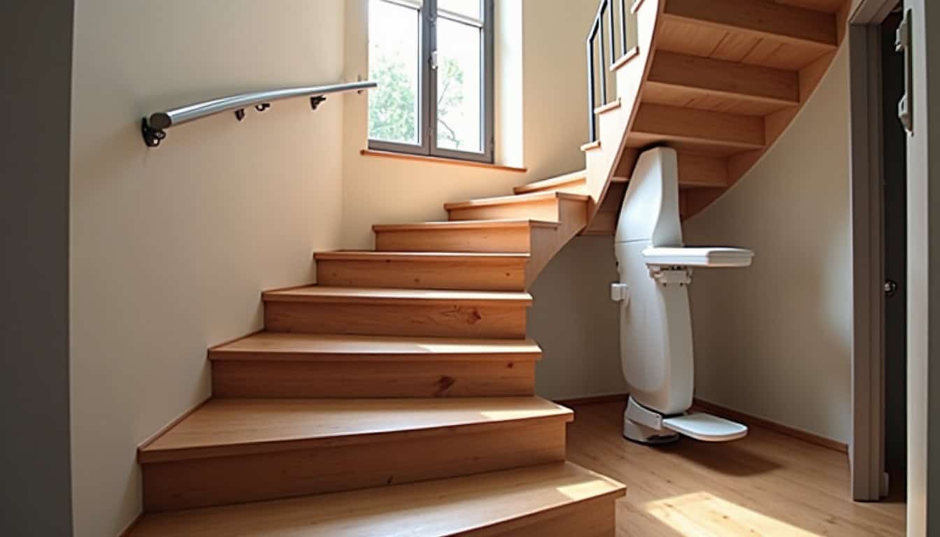 Différents types de monte-escaliers adaptés aux maisons traditionnelles à Château-Porcien