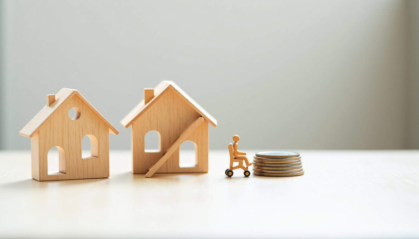 Infographie illustrant les aides financières pour un monte-escalier à Chalifert