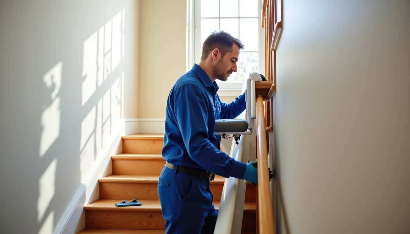 Installation d’un monte escalier à Réau par un technicien professionnel