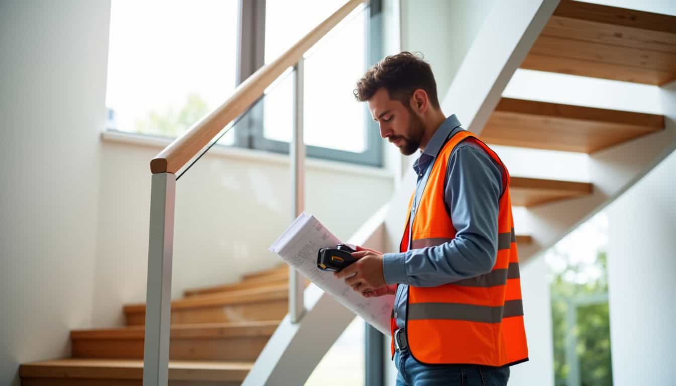 Installation d’un monte-escalier dans une maison à Évin-Malmaison avec prise de mesures