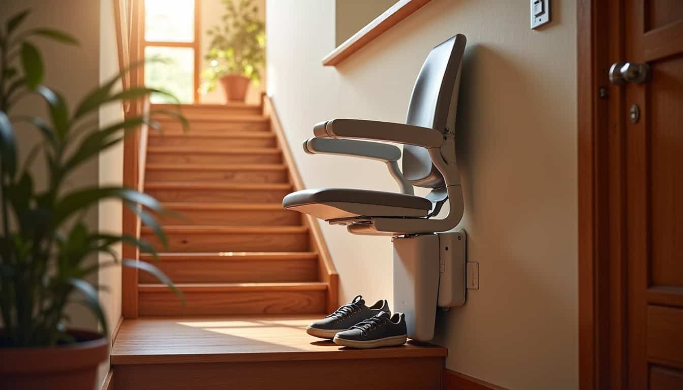 Installation d’un monte-escalier dans une maison à Wihr-au-Val
