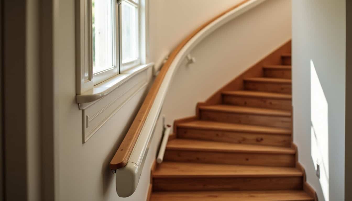 Installation d’un monte-escalier droit dans une maison traditionnelle à Domart-en-Ponthieu
