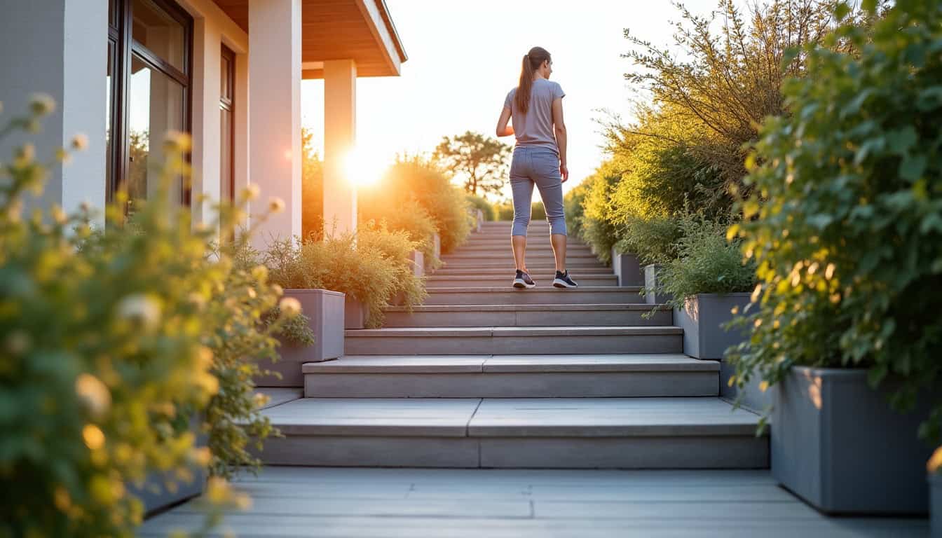 Installation d’un monte-escalier extérieur sur une terrasse à La Boissière-des-Landes