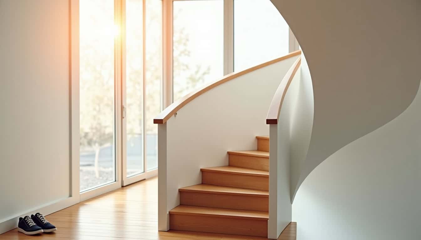 Installation d’un monte-escalier tournant dans une habitation à Le Loroux-Bottereau
