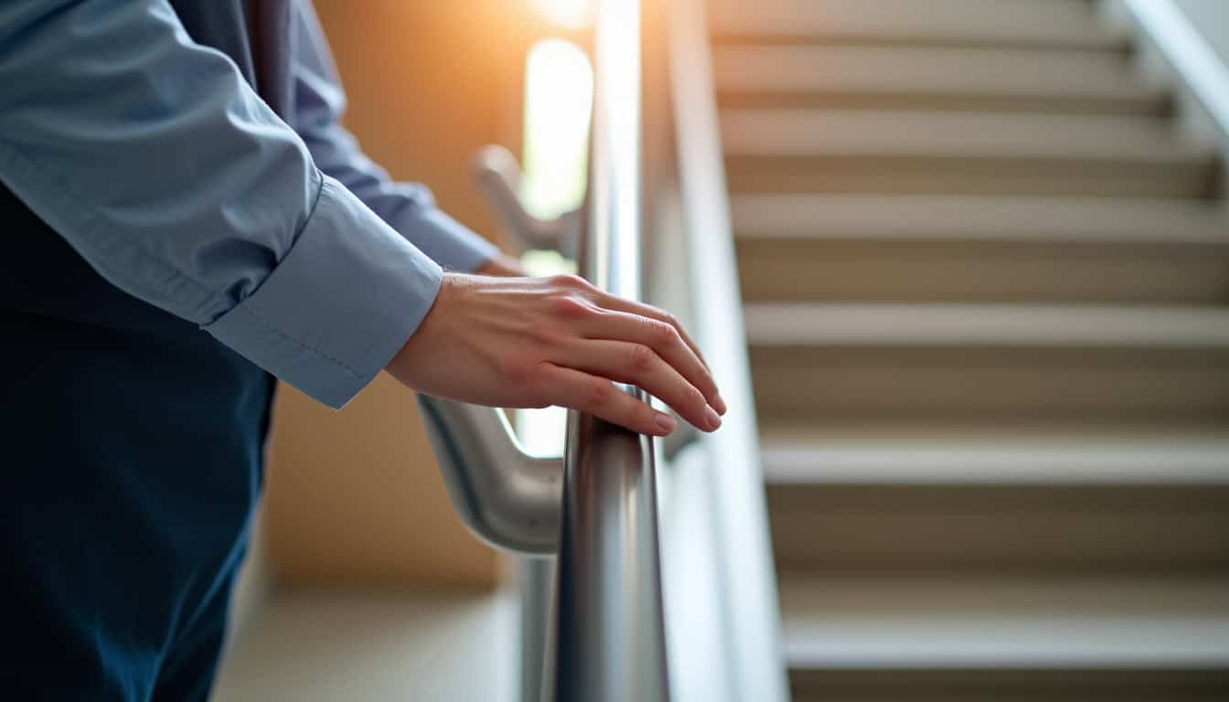 Intervention de maintenance sur un monte-escalier à Chavelot