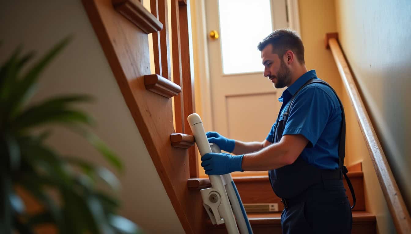 Intervention d’un technicien installateur de monte-escalier à Saint-Hippolyte