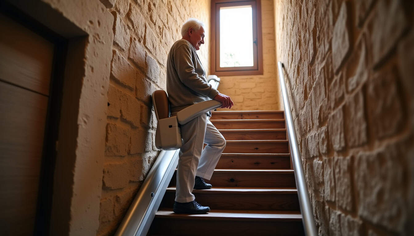 Votre monte-escalier à Bérat : guide 2026 pour l'achat