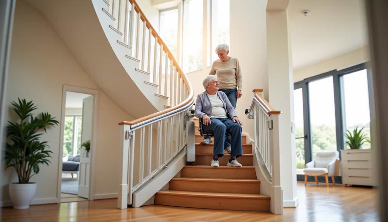Un monte-escalier à Châtillon-sur-Chalaronne pour votre confort en 2026
