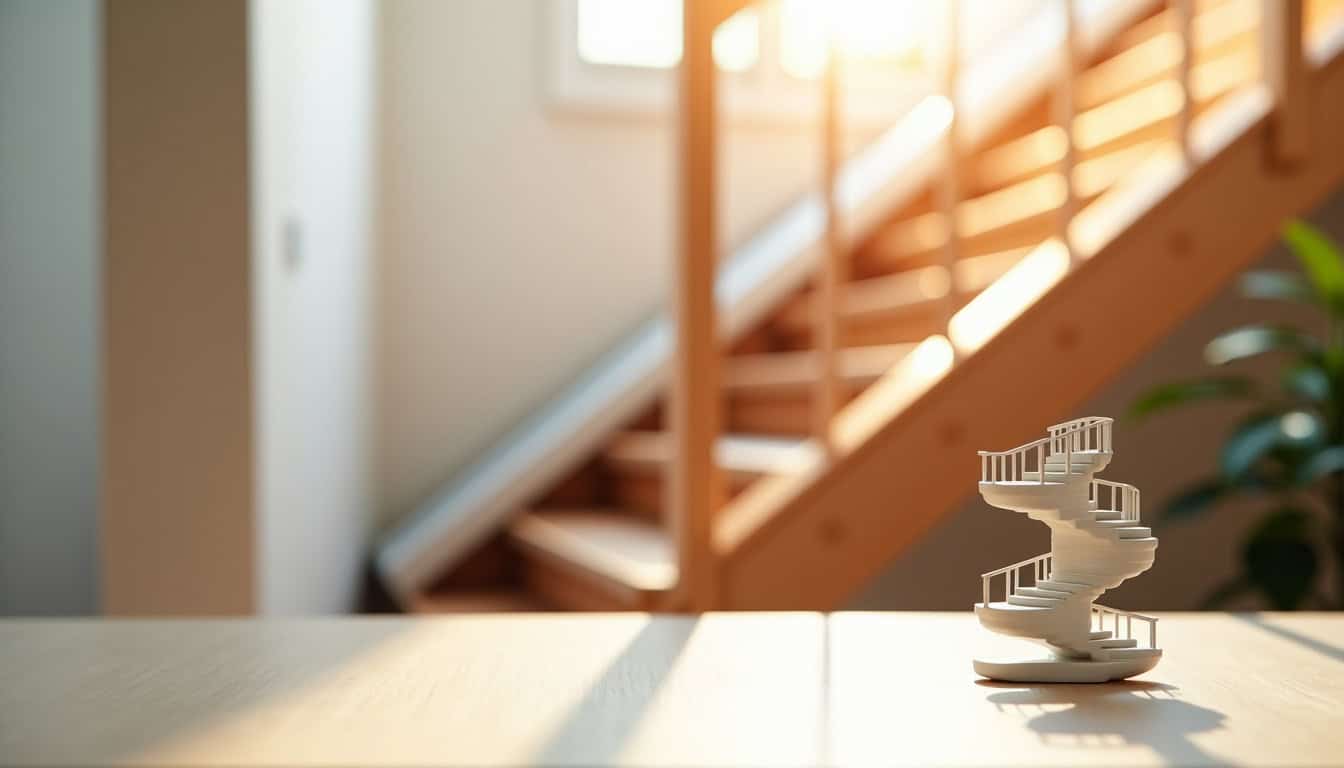 Différents types de monte-escaliers installés à Corbehem: droit, tournant et en colimaçon