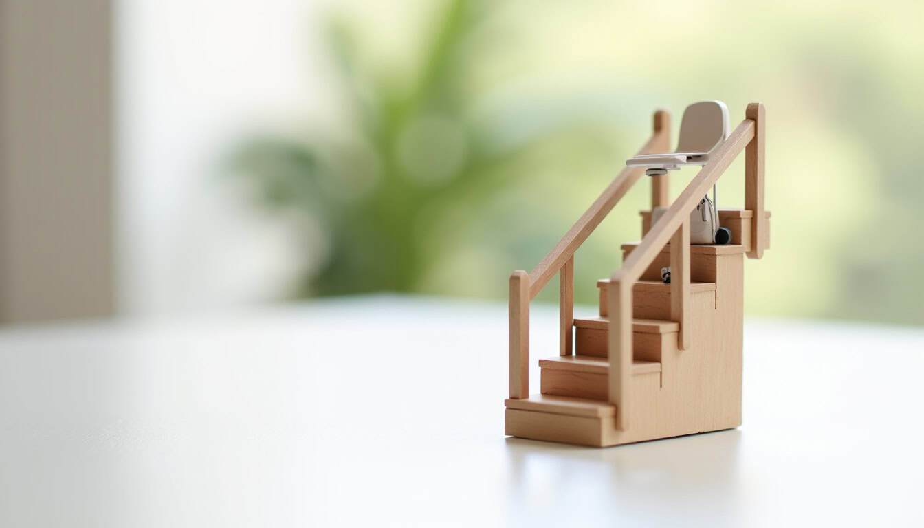 Étapes d'installation d'un monte-escalier à Corbehem: prise de mesures, pose et formation