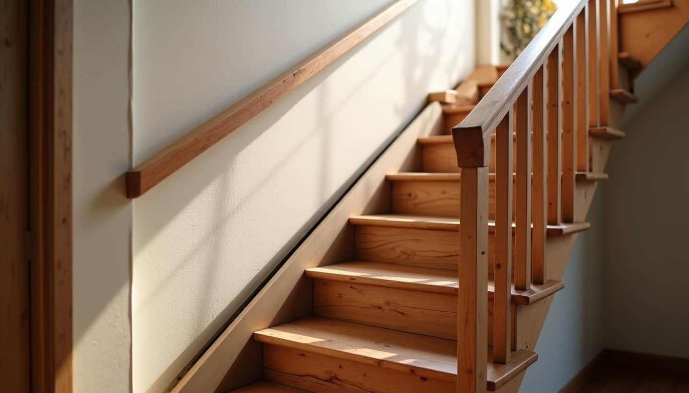 Monte-escalier droit installé dans une maison à Bagnac-sur-Célé, escalier rectiligne sans virage