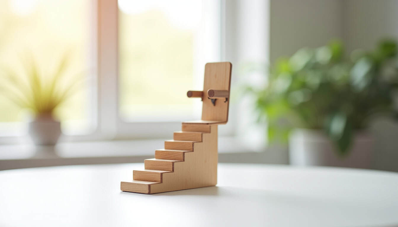 Installation d'un monte-escalier droit sur un escalier simple sans virage à Fontenay-en-Parisis