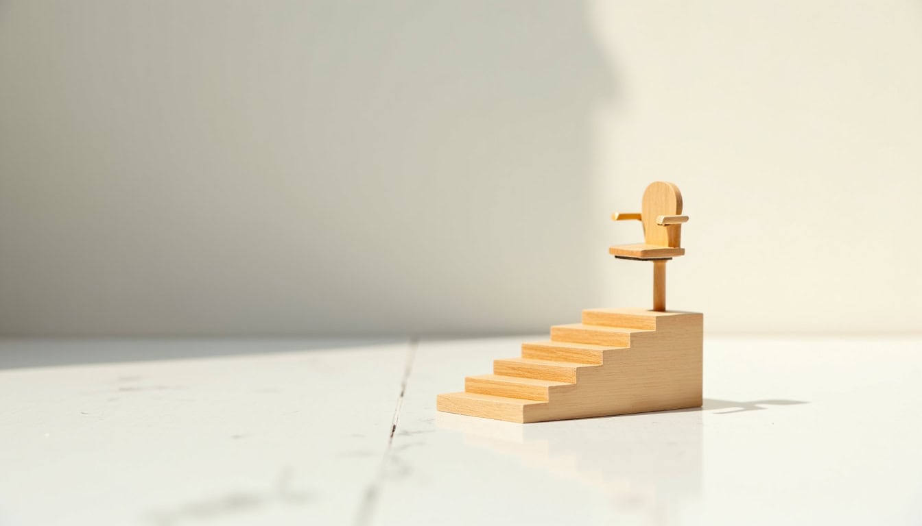 Montage d'un monte-escalier sur un escalier en colimaçon dans une maison de Fraize