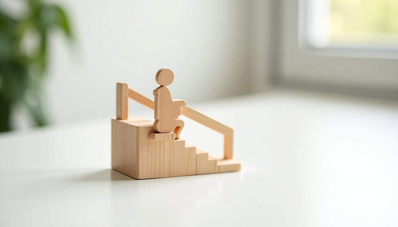 Installation d'un monte-escalier tournant dans une maison à Iffendic