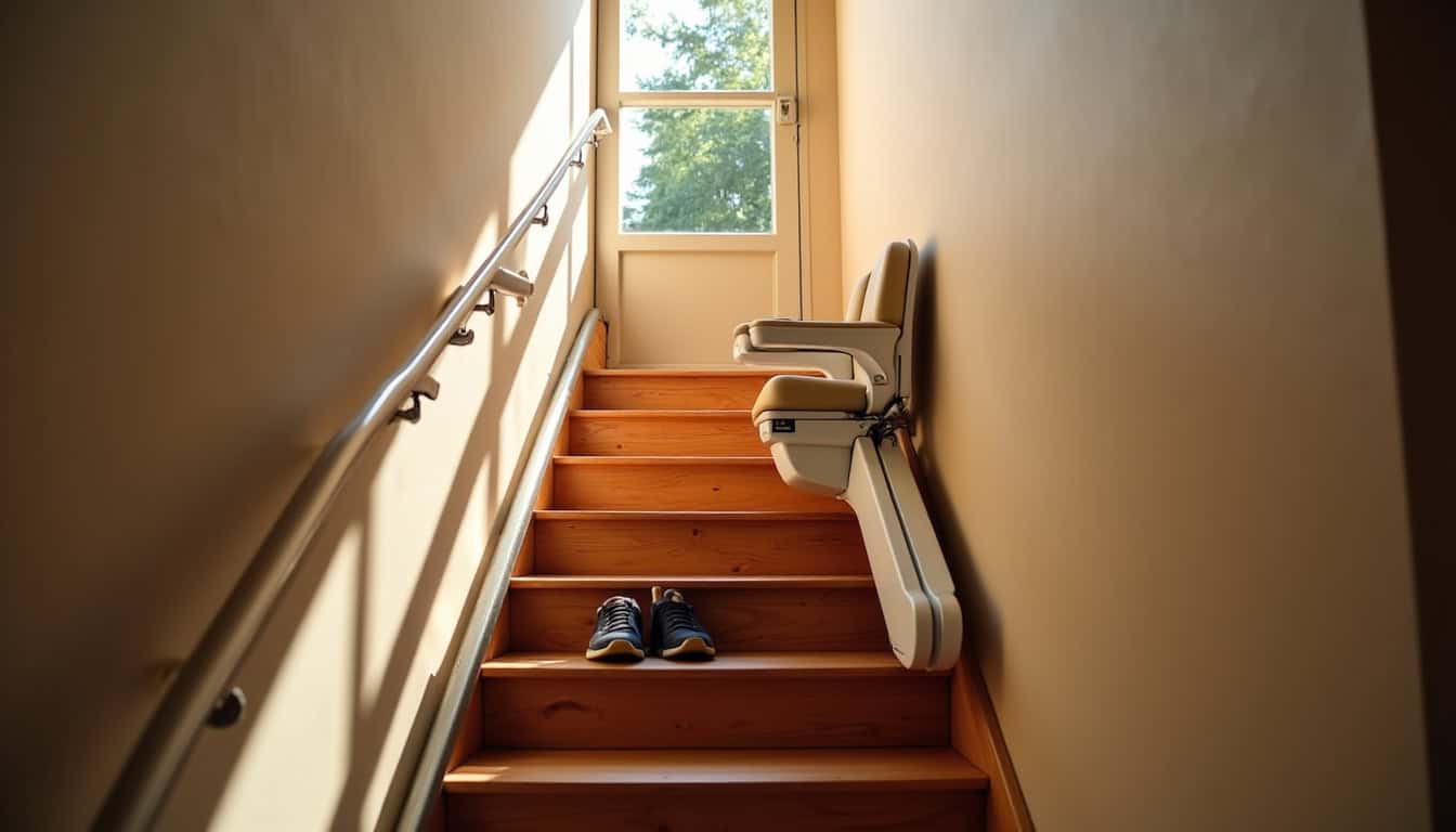 Présentation d'un devis pour l'installation d'un monte-escalier à Marles-les-Mines