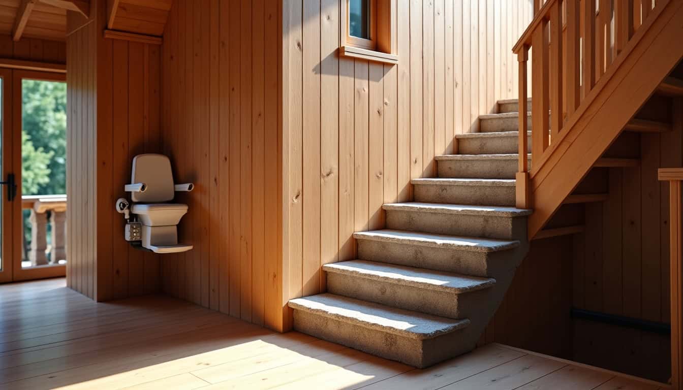 Monte-escalier à Megève : votre confort en 2026